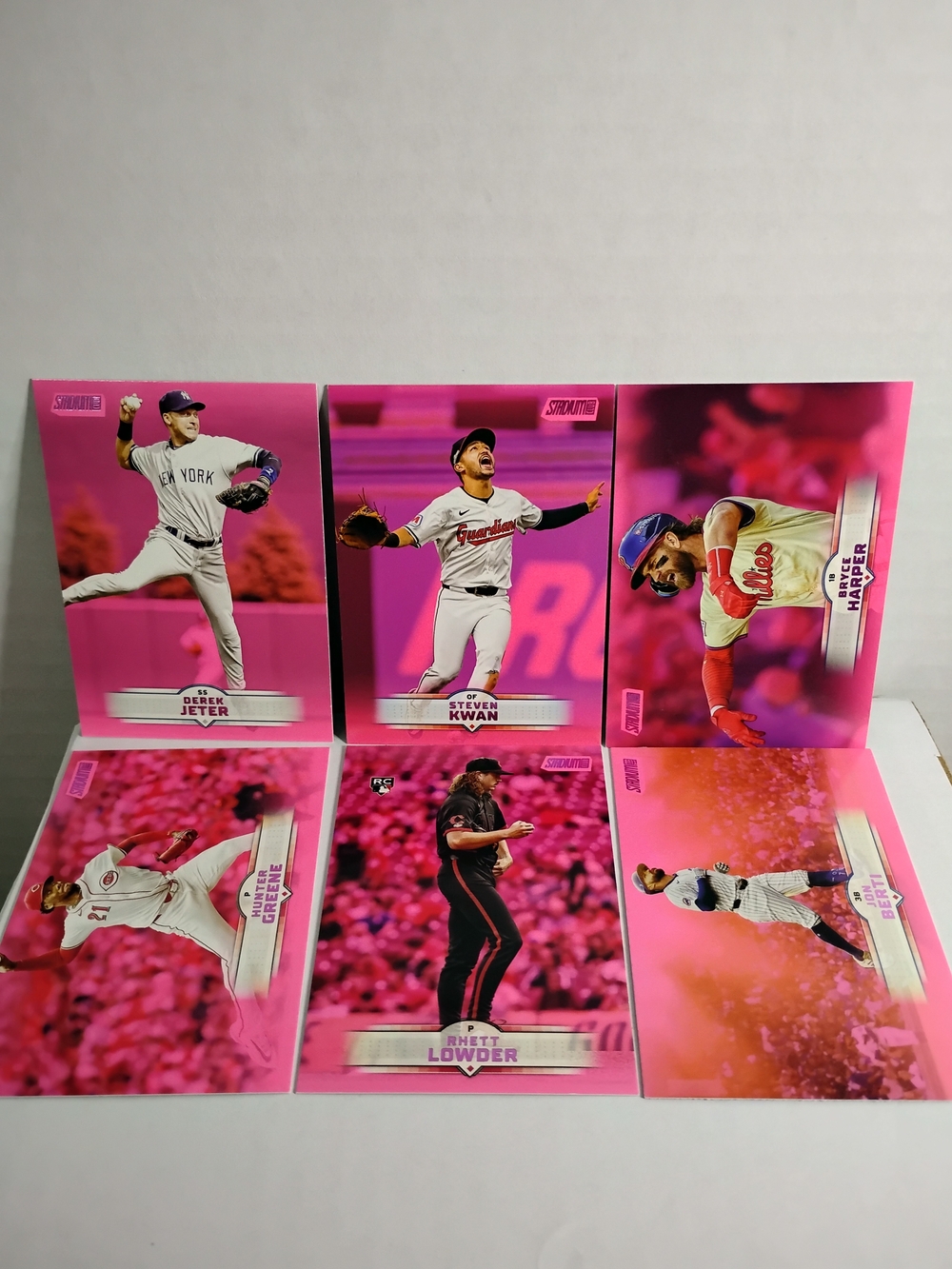 2026 Topps Stadium Club Pink Parallel 17 Card Lot